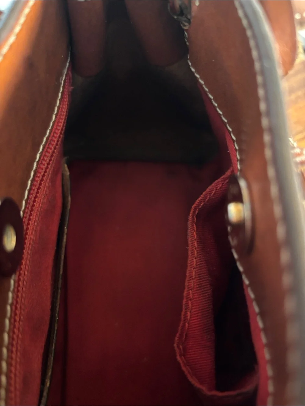 Dooney & Bourke Alto Collection mini tassel crossbody in Vacchetta Leather - Picture 7 of 8